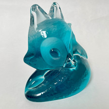 IKEA Kunst Glas Fuchs Skulptur Tier Figur K&uuml;nstler: grobe Marke Landwehr Etikett