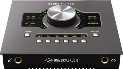 Universal Audio Apollo Twin X Duo Recording Interface. Heritage