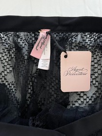 AGENT PROVOCATEUR SEXY BLACK ELSEY TUTU FRILL LACE SKIRT SIZE 2 SMALL UK 8 BNWT