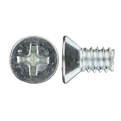 AmmoTenna Metra Install Bay - Iso Flat Head Screw Pack Package Of 10, Silver