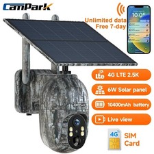 4G LTE Cellular Trail Camera 2.5K Solar Power Instant Alert Color Night Vision