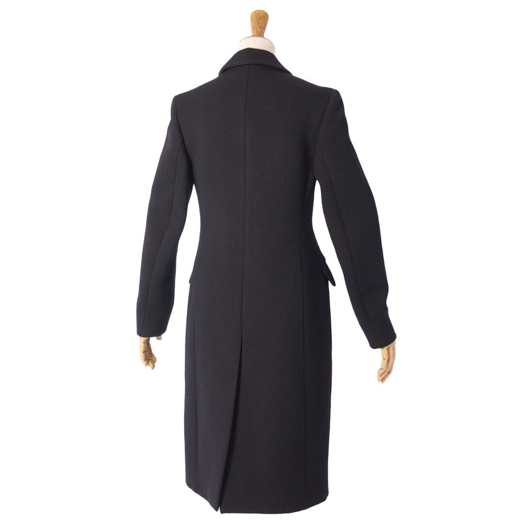Prada Coat Long Wool Outerwear Womens 38 (equivalent to S) Black Used MOLO-0 thumbnail 6