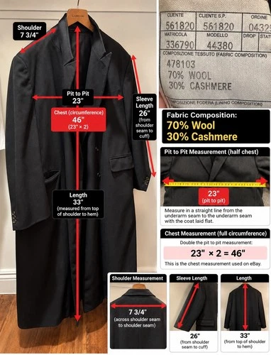 ERMENEGILDO ZEGNA CASHMERE WOOL 3 BUTTON NAVY BLUE TRENCH COAT OVERCOAT BARNEYS image 3