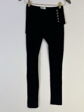 Nightcap Vintage Y2K Fold Over Leggings Buttons Sz 1 Made In USA