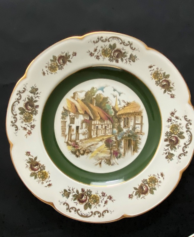 3- Ascot Service Plate  Wood And Sons England Decorative Wall Collectible Plate