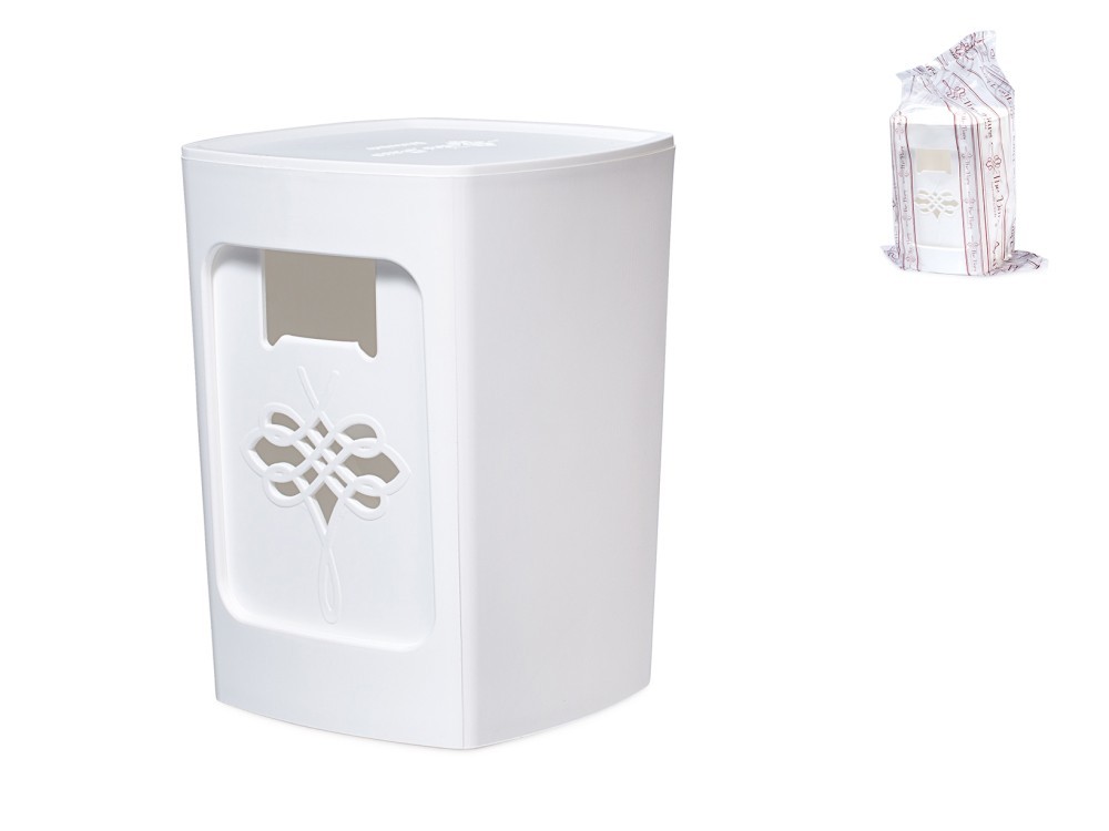 The Bars Napkin Holder in Square Shape, in Plastic