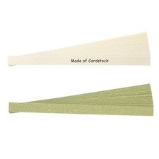 Green  White Sentence Strips Cardstock, 0.4" x 5.9", 60 Pcs