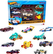 Cars Trucks, Let s Race 10-Pack, Set of 10 1:64 Scale Vehicles from The Ani...