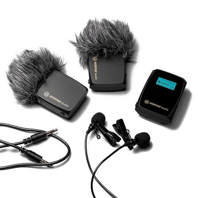 MOZA MIRFAK Audio WE10 Pro Dual-Channel Wireless Microphone System for...