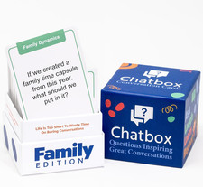 200 Conversation Starter Cards - Family Games for Kids and Adults - Fun Travel G