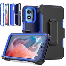 For Motorola Moto G Play 2024 4G Case Cover Belt Clip Fits Otterbox Defender