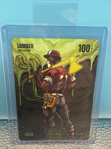 Bo Jackson Battle Arena Lumber First Edition Glow Slime Power 100 SL-121 Mint