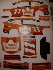 2025 Denny Hamlin King Hawaiian 1/64  Peel&Stick Decals