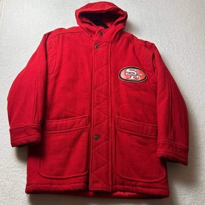 Vintage Mirage First String San Francisco 49ers Stadium Parka Jacket Insulated S
