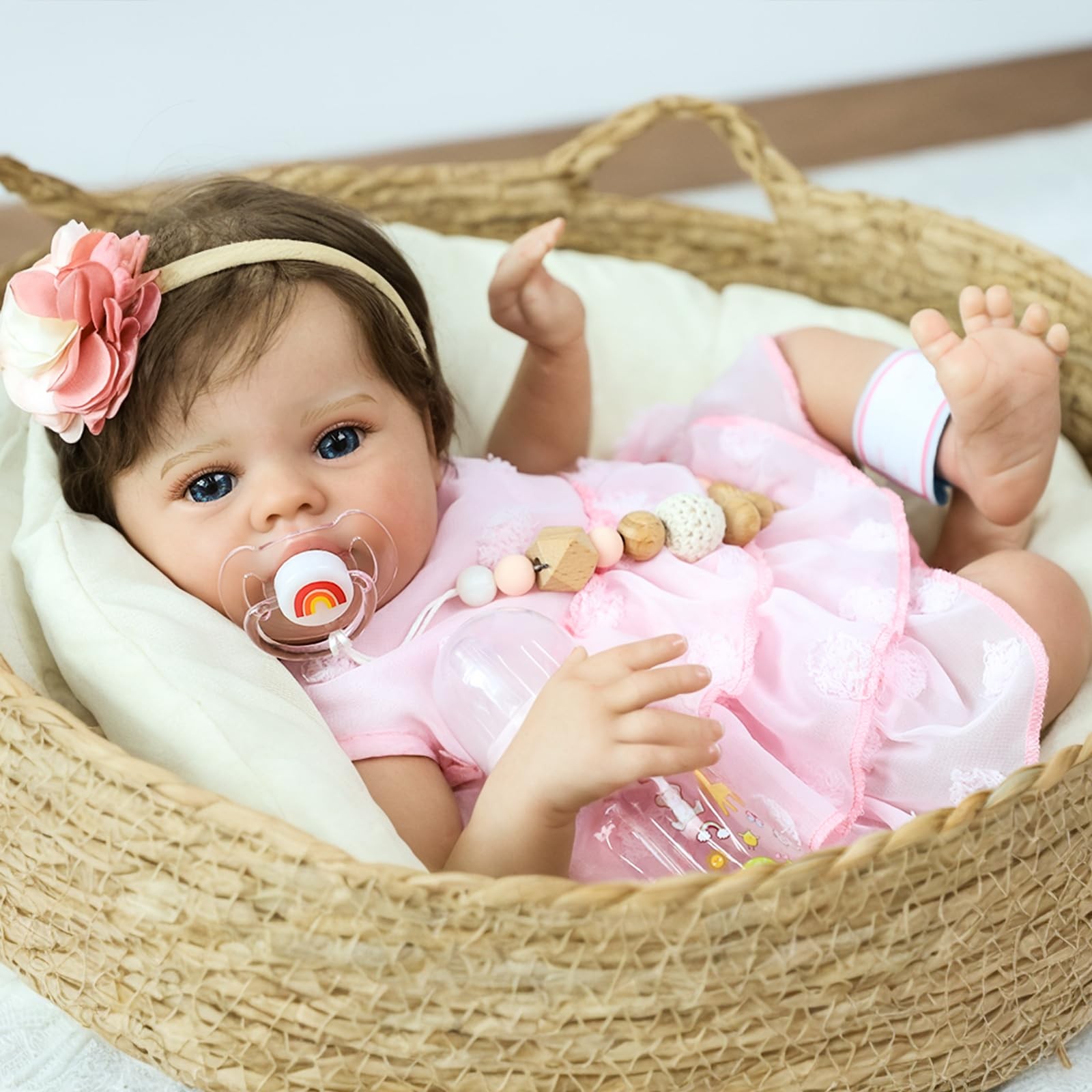 Lifelike Reborn Baby Dolls - 20 Inch Realistic-Newborn Baby Doll Girl Real Li...