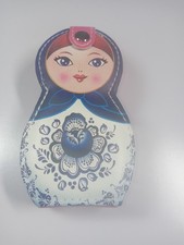 Russian Style Doll Manicure Set Clippers Nail File Storage Case 6pc