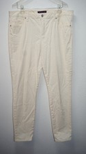 Tommy Hilfiger Ivory Cream Beige Corduroy Pants Sz 14