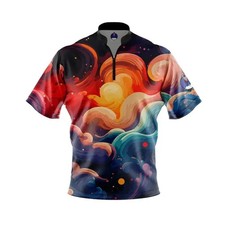 Personalized Name Plain Energetic Waves Bowling Jersey Shirts All Size