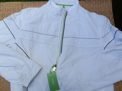 NEW HUGO BOSS WHITE GOLF BODY WARMER WIND BREAKER 2in1 SUIT GILET COAT JACKET XL | eBay