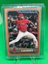 2024 Topps Series 2 #680 Kelvin Caceres Gold /2024 RC Los Angeles Angels