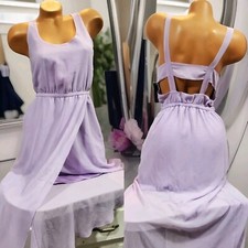 URBAN OUTFITTERS FAiRY WHiMSiCAL Hi LO ASYMMETRICAL SHEER OVERLAY DRESS M