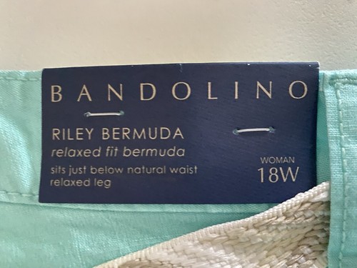 Bermudas Bandolino Riley Calce Relajado Sea Wave Talla 18W - Imagen 11 de 11