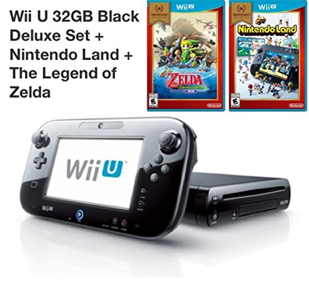 Nintendo Switch Nintendo Wii U WII Nintendo Wii U White Console 8GB w/ Game Pad & Cable