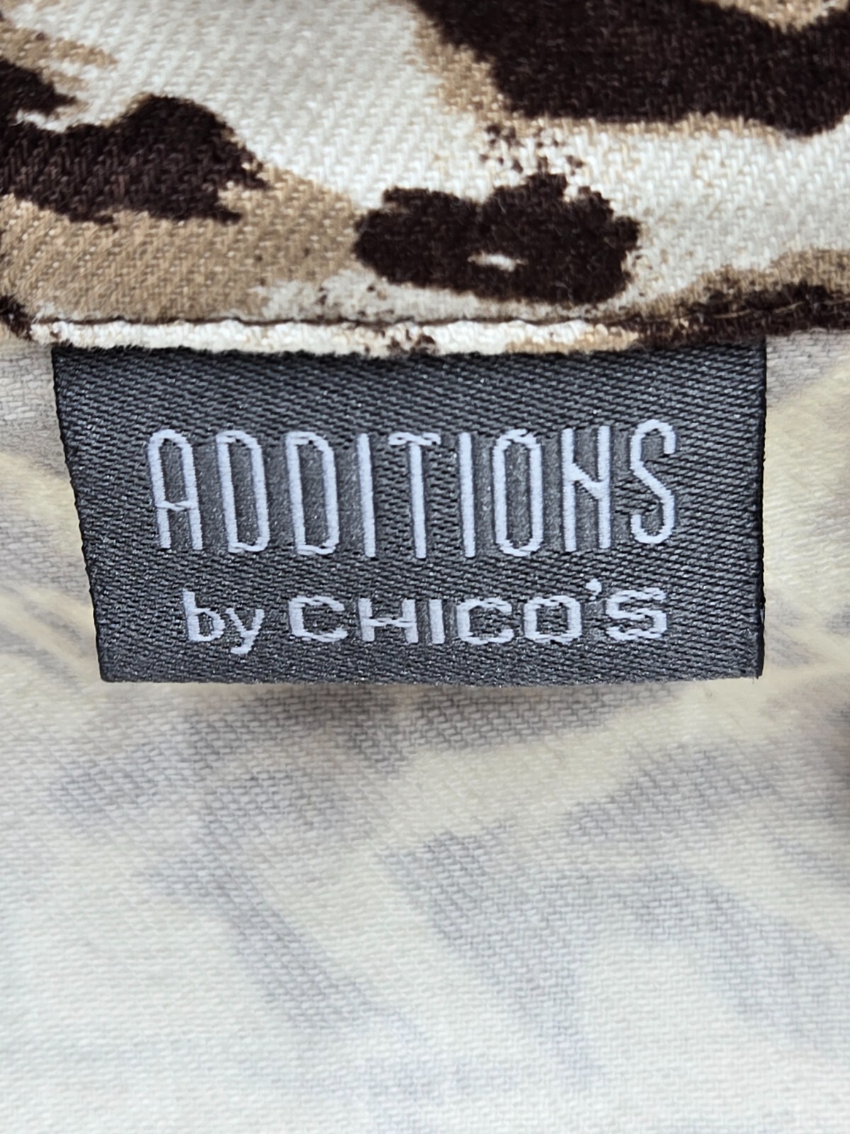 Chico's Women Jacket 2 Brown Basic Jacket Animal … - image 8