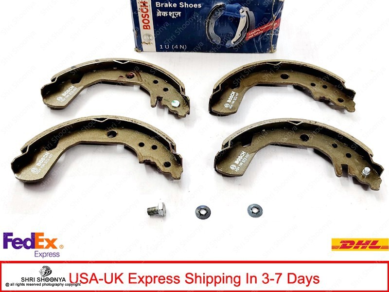 Brake Shoes Set fits SUZUKI SWIFT 1.2 10 to 17 K12B Bosch
