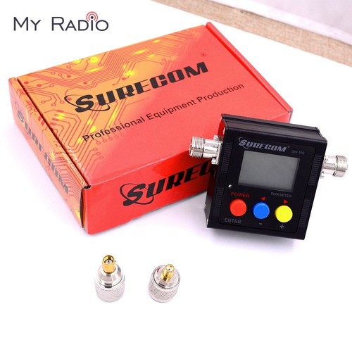 Medidor de frecuencia de alimentación SWR SO239s y 2 conectores adaptador de RF probador - Imagen 4 de 14