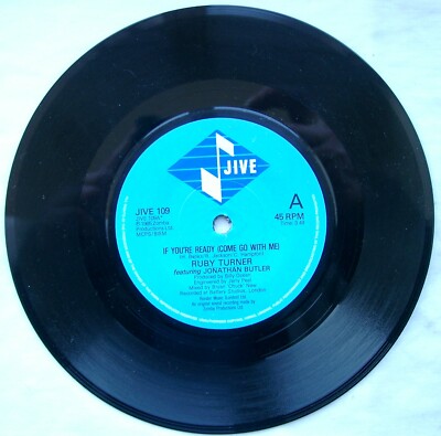 RUBY TURNER - If You're Ready (Come Go With Me) 7'' -  JIVE 109 - 1985 UK