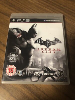 Batman Arkham City PS3 New Sealed UK PAL Sony PlayStation 3 Arkam DC Harley RARE