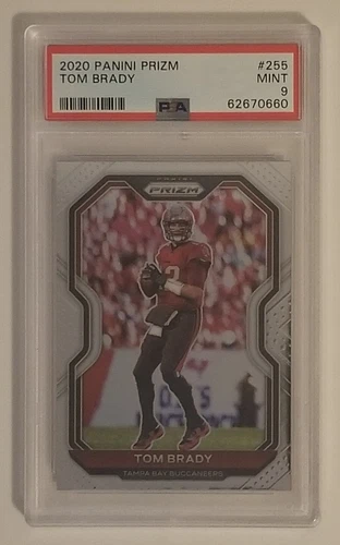2020 Panini Prizm Tom Brady Graded PSA 9