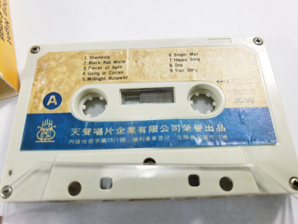 Three Dog Night 20 Best Hit Songs - Vintage JAPAN Cardboard Sleeve Cassette - Image 4 of 4