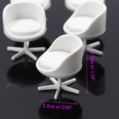 ZY13025 6pcs Modèles de Chaise Boule de Loisir Échelle G 1:25 Modèle Ferroviaire - Photo 3/4