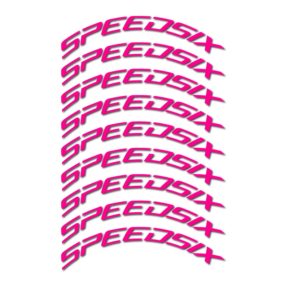 STAR SAM® Fahrrad Felgen Aufkleber Speedsix Adhesivoes 50MM Bike Stickers - Bild 1 von 1
