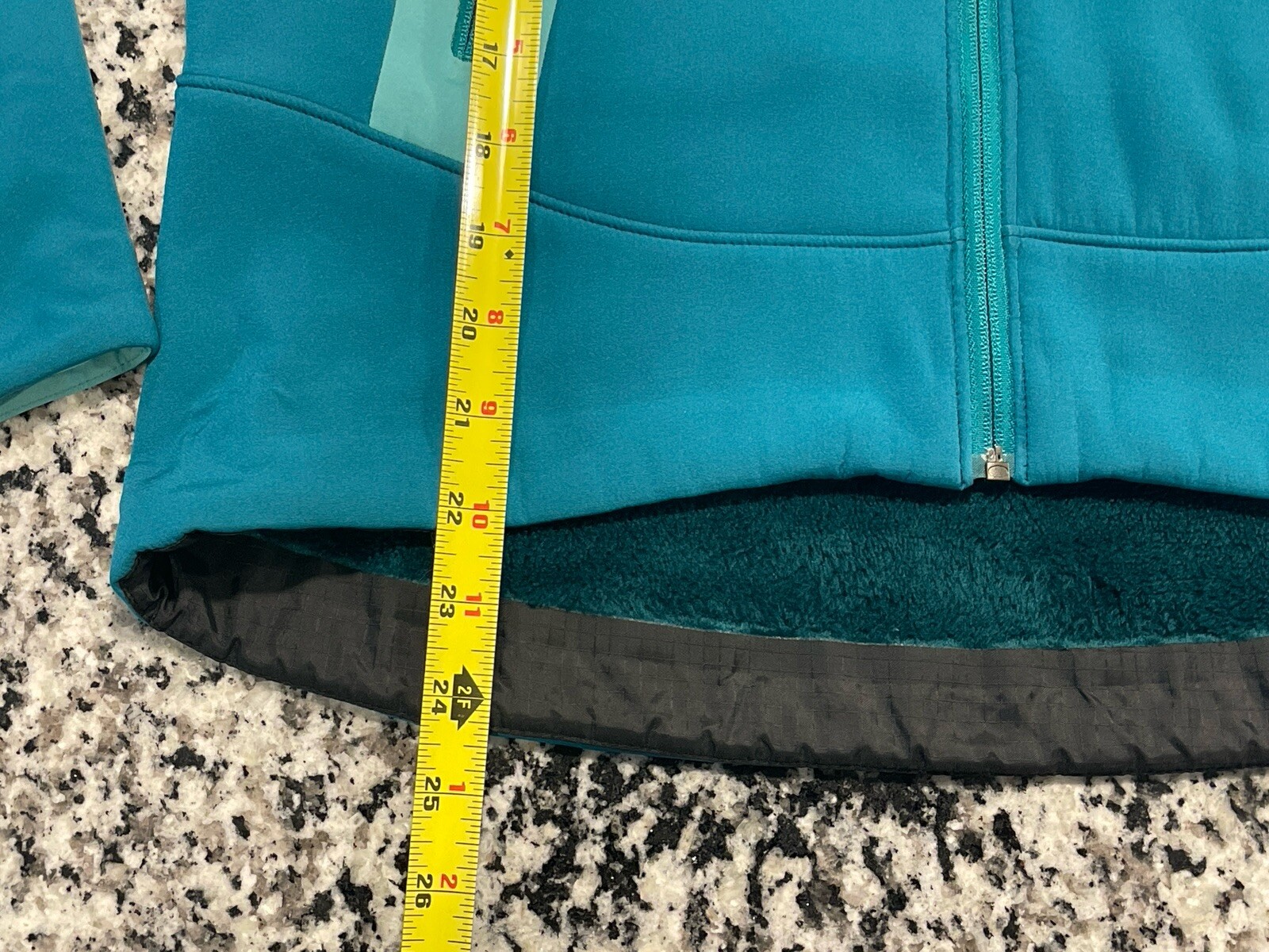Giacca Arc'Teryx Hyllus donna piccola blu con cappuccio foderata in pile zip intera