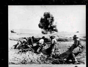 SUPER RARE!! 7X9 1950s ORIGINAL "THE DESERTER" MOVIE SCENE PHOTO!!