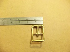 1" Solid Brass Middle Bar Roller Buckle Pack Of 5 