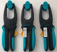 Wolfcraft 3459 1-3/4" Mini Accu Grip Swivel Head Ratchet Clamp 3pcs
