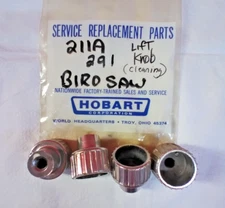 Lot of 4 ~ Biro Saw #291 Cleaning Unit Fastener Knob, Finger Lift Fastener