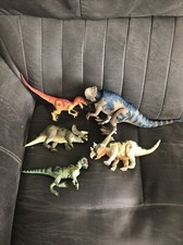 Vintage Jurrasic Park Dinosaurs Lot Of 5 SOLD AS IS FOR PARTS
