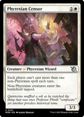 PHYREXIAN CENSOR x4 mtg NM-M March of The Machine 4 Unc