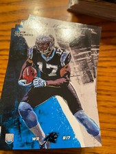 2015 Topps Fire Football #11B Devin Funchess RC Carolina Panthers