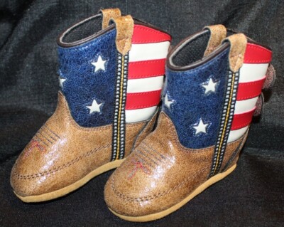 Baby Boot Barn Cody James Infant USA Flag Americana Western