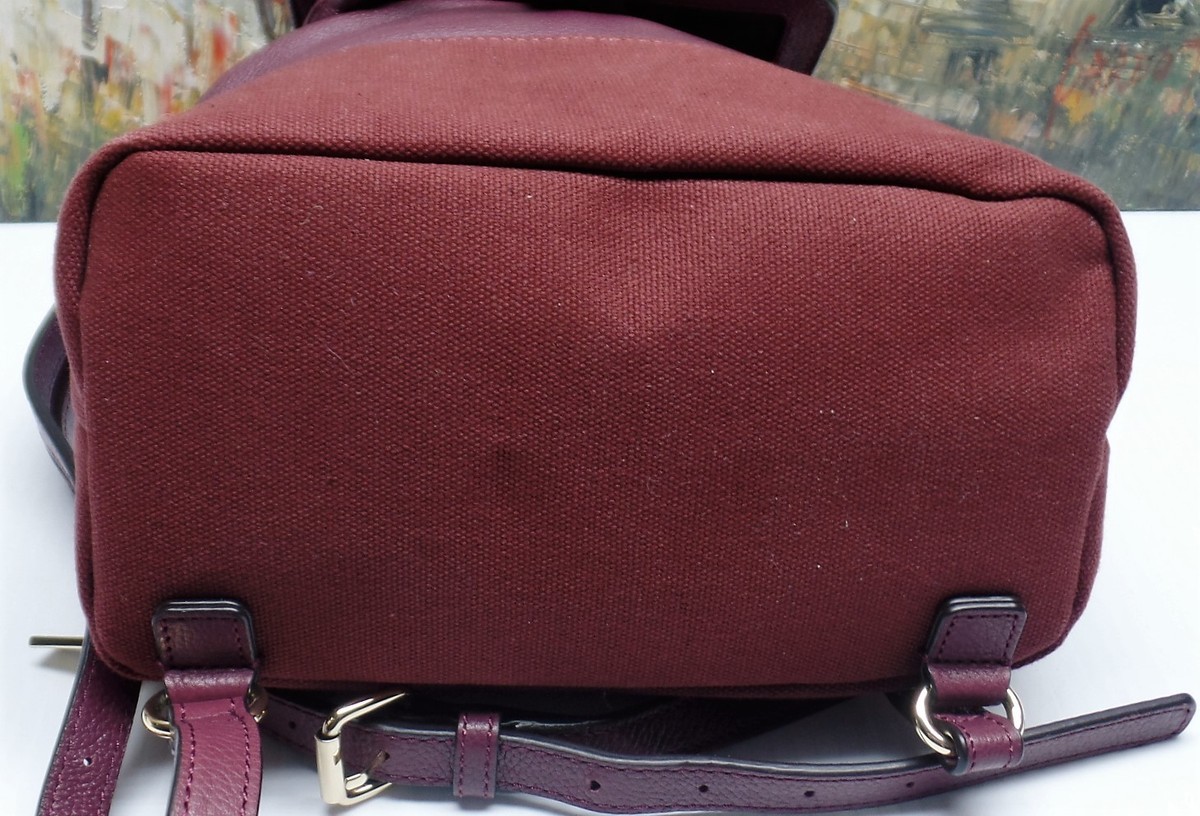 Rebecca Minkoff Mansfield Burgundy Backpack - $295 | eBay display picture 1