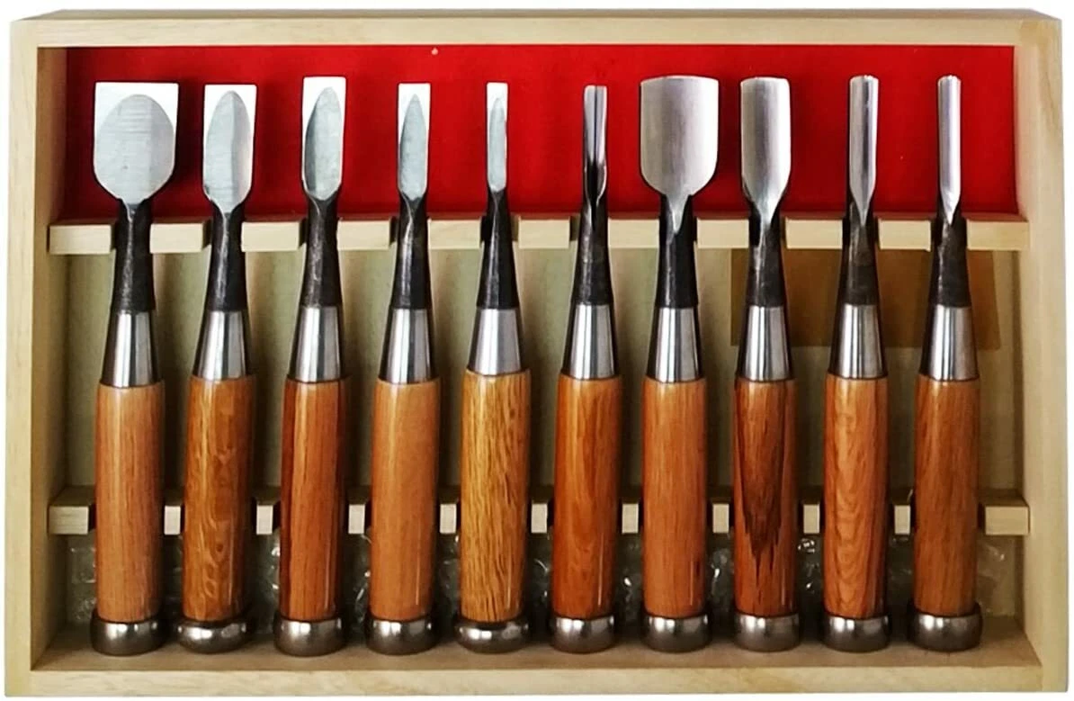 Kawasei Knife Industry HONO NOMI Woodworking Tool 10piece Set Hand Made Japan