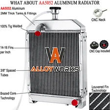 4 Row ALUMINUM RADIATOR FITS KUBOTA TOYO 506 TRACTOR MODELS #15381-72060 UPGRADE