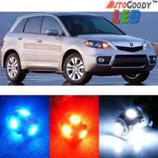 12 x Premium Xenon White LED Lights Interior Package Kit for Acura RDX 2007-2012