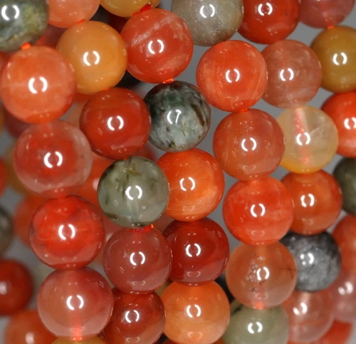 PIEDRA PRECIOSA DE CUARZO RUTILADA ARCO IRIS 9-10 MM REDONDA 9-10 MM CUENTAS SUELTAS 7,5 pulgadas - Imagen 3 de 4